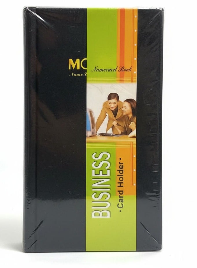 MODEST Business Card Holder ID Credit Card Book Case Passport Keeper Organizer 320 Slots (Black) - Image 1